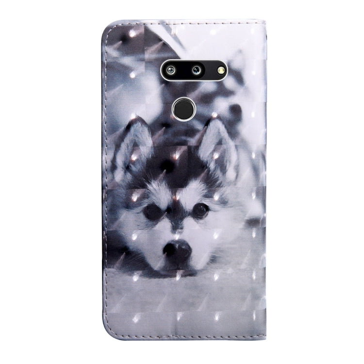 3D Coloured Drawing Pattern Horizontal Flip Leather Case with Holder & Card Slots & Wallet & Lanyard for LG K50 / Q60(Husky) - LG Cases by buy2fix | Online Shopping UK | buy2fix
