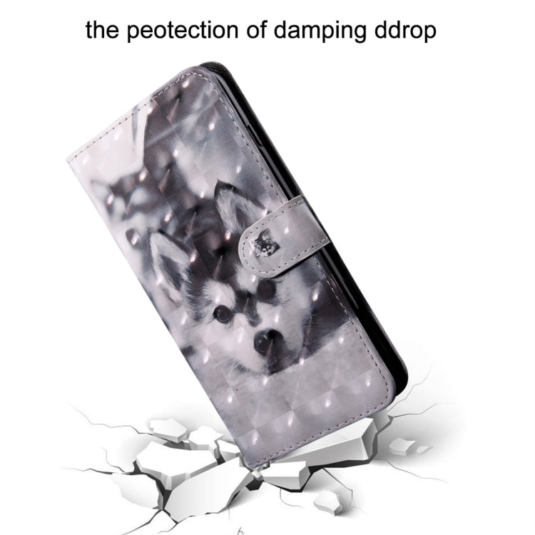 3D Coloured Drawing Pattern Horizontal Flip Leather Case with Holder & Card Slots & Wallet & Lanyard for LG K50 / Q60(Husky) - LG Cases by buy2fix | Online Shopping UK | buy2fix
