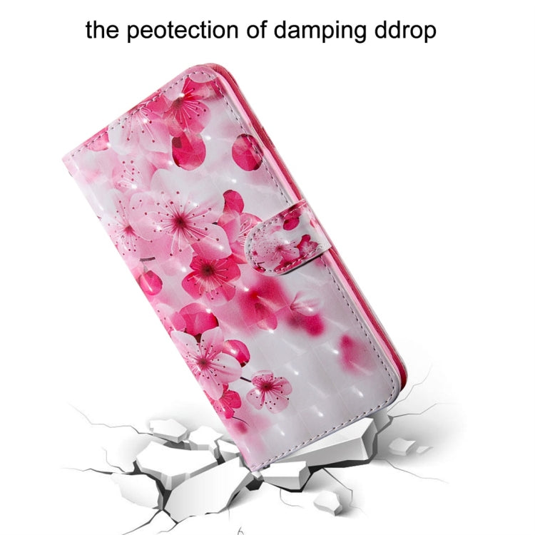 3D Coloured Drawing Pattern Horizontal Flip Leather Case with Holder & Card Slots & Wallet & Lanyard for LG K50 / Q60(Red Flower) - LG Cases by buy2fix | Online Shopping UK | buy2fix