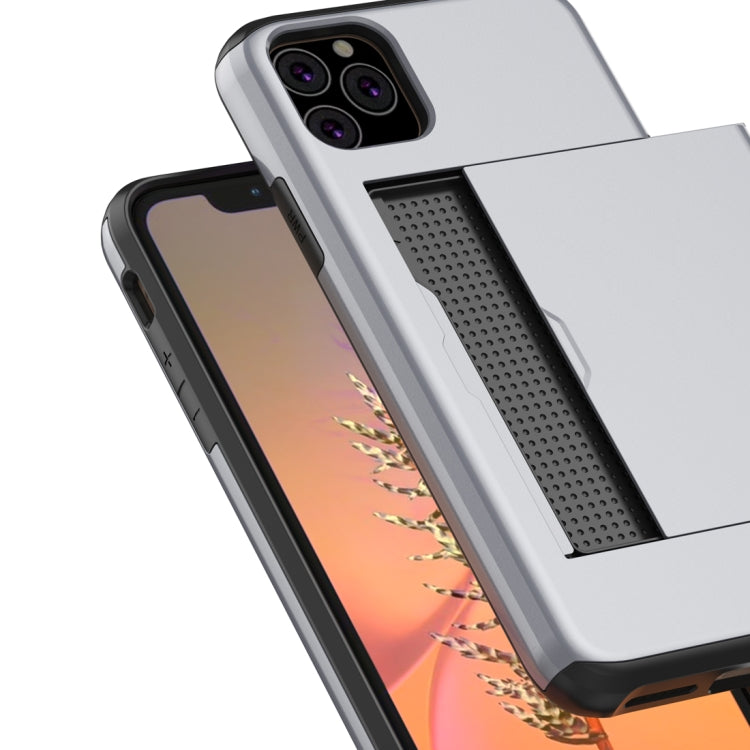 For iPhone 11 Pro Shockproof Rugged Armor Protective Case with Card Slot (Grey) - iPhone 11 Pro Cases by buy2fix | Online Shopping UK | buy2fix