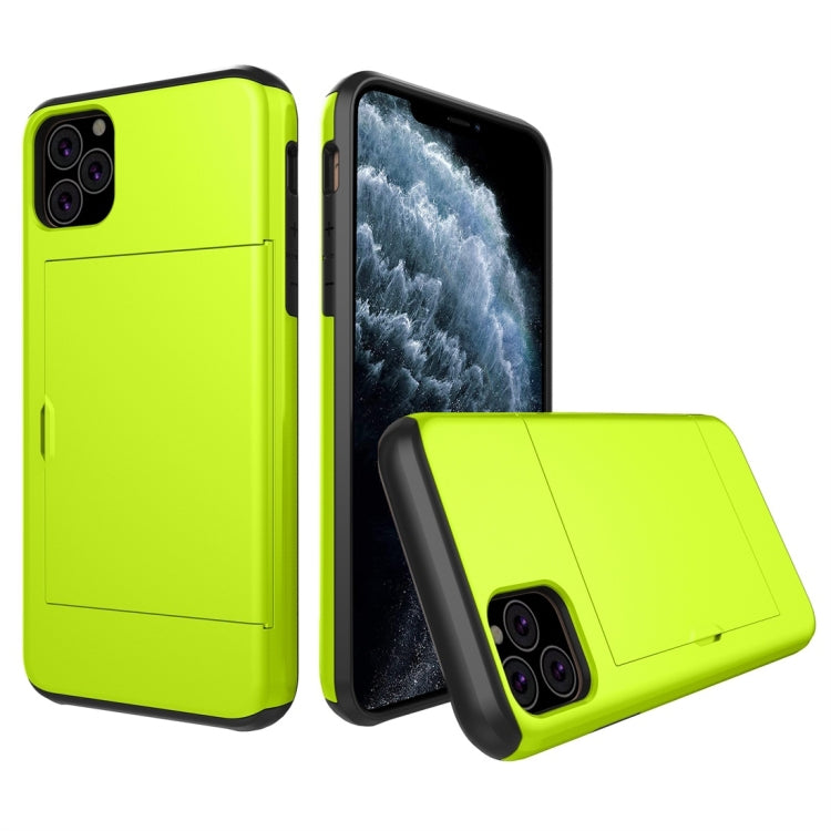 For iPhone 11 Pro Shockproof Rugged Armor Protective Case with Card Slot (Green) - iPhone 11 Pro Cases by buy2fix | Online Shopping UK | buy2fix
