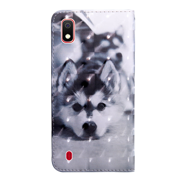 3D Painting Pattern Coloured Drawing Horizontal Flip TPU + PU Leather Case with Holder & Card Slots & Wallet, For:For Galaxy A10(Husky) - Galaxy Phone Cases by buy2fix | Online Shopping UK | buy2fix