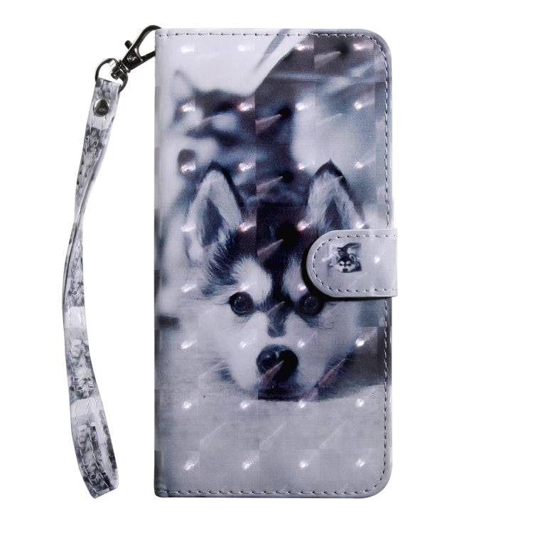 3D Painting Pattern Coloured Drawing Horizontal Flip TPU + PU Leather Case with Holder & Card Slots & Wallet, For:For Galaxy A40(Husky) - Galaxy Phone Cases by buy2fix | Online Shopping UK | buy2fix