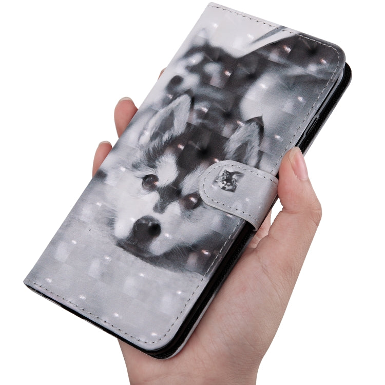 3D Painting Pattern Coloured Drawing Horizontal Flip TPU + PU Leather Case with Holder & Card Slots & Wallet, For:For Galaxy A40(Husky) - Galaxy Phone Cases by buy2fix | Online Shopping UK | buy2fix