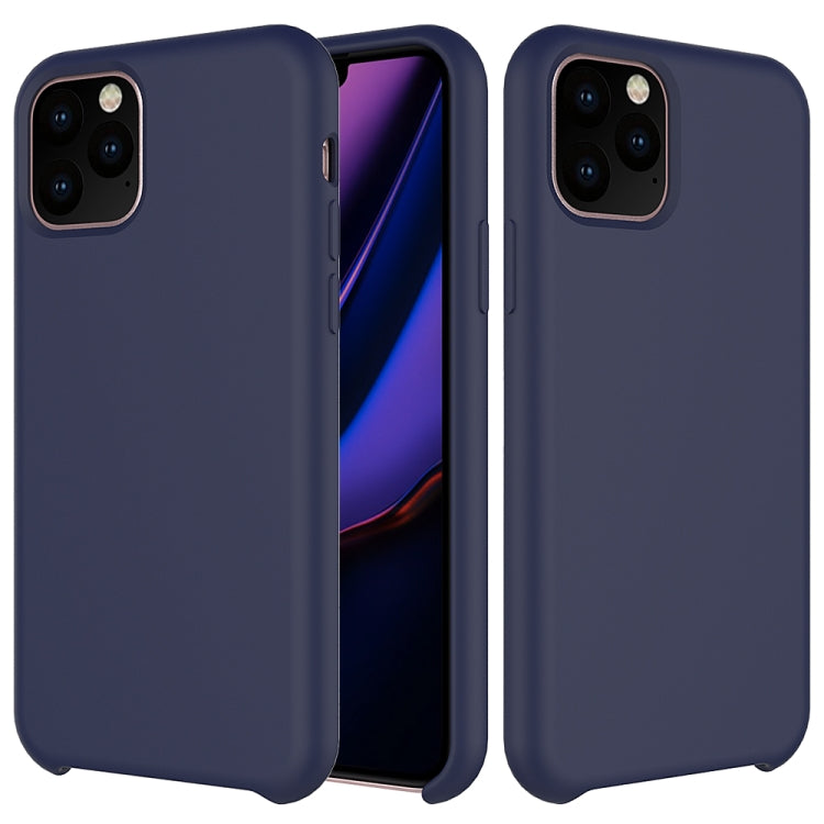 For iPhone 11 Pro Solid Color Liquid Silicone Shockproof Case (Navy Blue) - iPhone 11 Pro Cases by buy2fix | Online Shopping UK | buy2fix