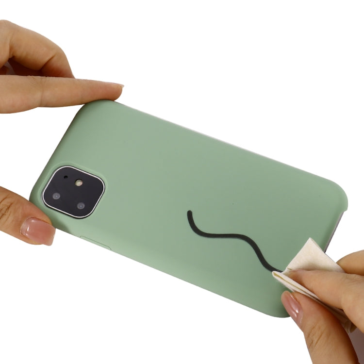 For iPhone 11 Pro Solid Color Liquid Silicone Shockproof Case (Mint Green) by buy2fix