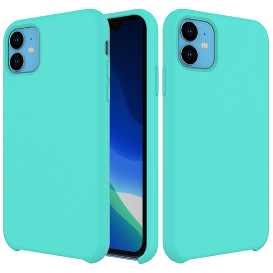 For iPhone 11 Solid Color Liquid Silicone Shockproof Case (Baby Blue) by buy2fix
