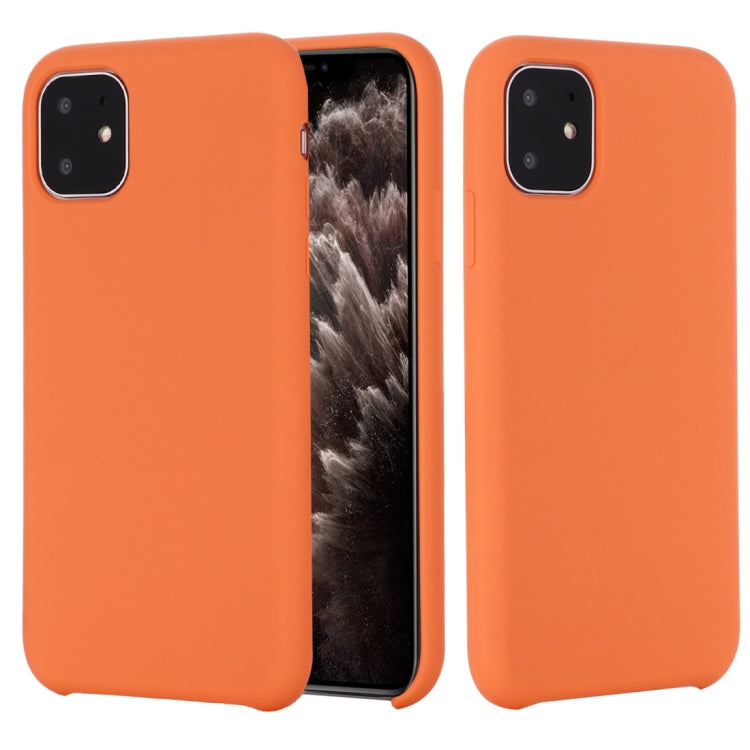 For iPhone 11 Pro Max Solid Color Liquid Silicone Shockproof Case (Melon Red) - iPhone 11 Pro Max Cases by buy2fix | Online Shopping UK | buy2fix