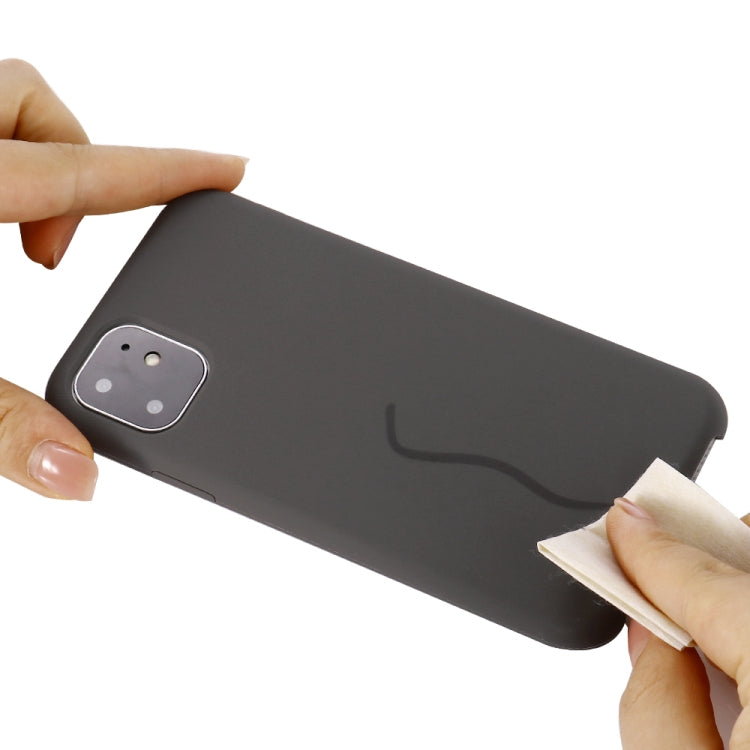 For iPhone 11 Pro Max Solid Color Liquid Silicone Shockproof Case (Olive Green) by buy2fix