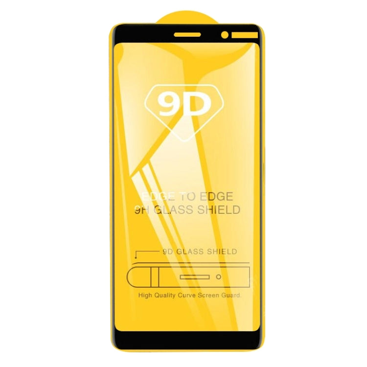 9D Full Glue Full Screen Tempered Glass Film For Nokia 7 Plus - Nokia Tempered Glass by buy2fix | Online Shopping UK | buy2fix