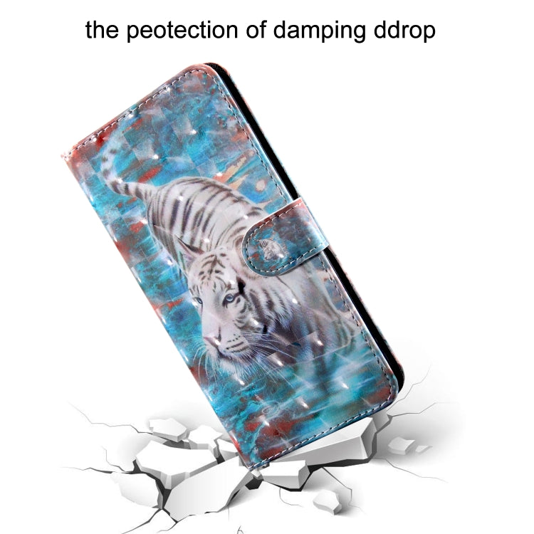 3D Painting Pattern Coloured Drawing Horizontal Flip TPU + PU Leather Case with Holder & Card Slots & Wallet for Huawei Y6 2018 (Tiger) - Huawei Cases by buy2fix | Online Shopping UK | buy2fix