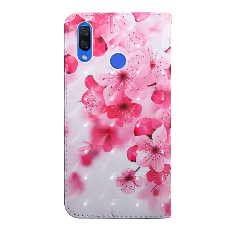 3D Painting Pattern Coloured Drawing Horizontal Flip TPU + PU Leather Case with Holder & Card Slots & Wallet for Huawei Honor 8X(Red FLower) - Honor Cases by buy2fix | Online Shopping UK | buy2fix