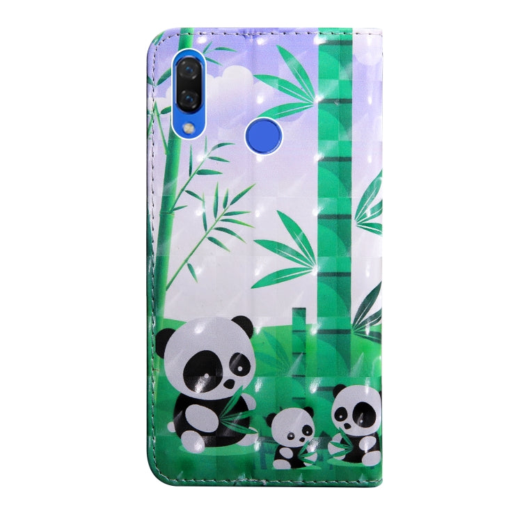 3D Painting Pattern Coloured Drawing Horizontal Flip TPU + PU Leather Case with Holder & Card Slots & Wallet for Huawei Honor 8X(Bamboo Panda) - Honor Cases by buy2fix | Online Shopping UK | buy2fix