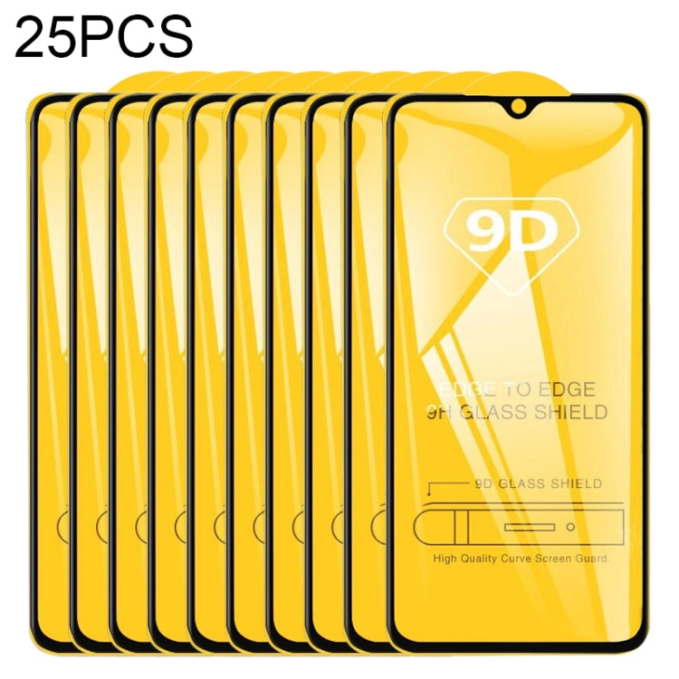 25 PCS 9D Full Glue Full Screen Tempered Glass Film For Xiaomi Mi 9 by buy2fix