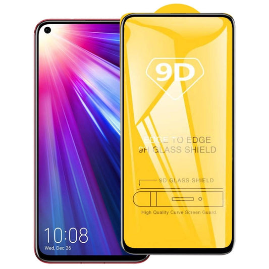 9D Full Glue Full Screen Tempered Glass Film For Huawei Honor View 20 - Honor Tempered Glass by buy2fix | Online Shopping UK | buy2fix