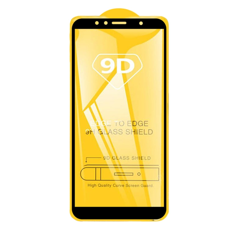 9D Full Glue Full Screen Tempered Glass Film For Huawei Y6 (2018) - Huawei Tempered Glass by buy2fix | Online Shopping UK | buy2fix
