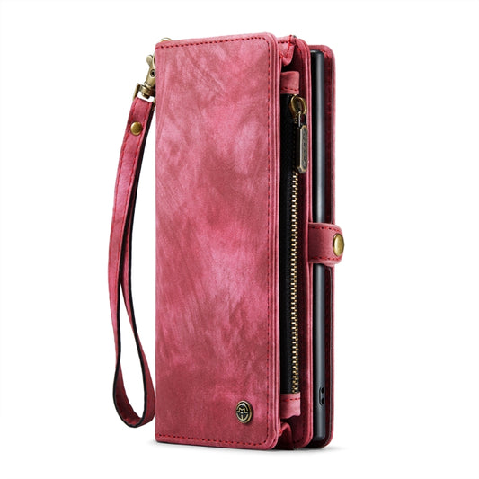 For Samsung Galaxy Note10 CaseMe-008 Detachable Multifunctional Flip Leather Phone Case(Red) by CaseMe