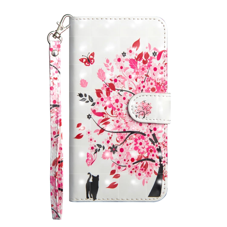 3D Painting Pattern Horizontal Flip TPU + PU Leather Case with Holder & Card Slots & Wallet For Huawei P20 Lite(Tree Cat) - Huawei Cases by buy2fix | Online Shopping UK | buy2fix