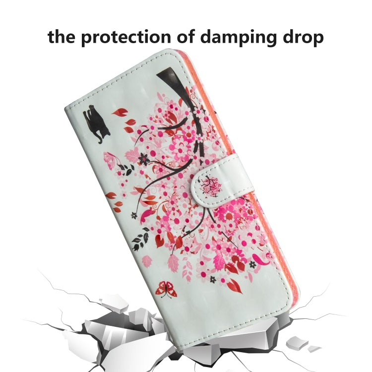 3D Painting Pattern Horizontal Flip TPU + PU Leather Case with Holder & Card Slots & Wallet For Huawei P20 Lite(Tree Cat) - Huawei Cases by buy2fix | Online Shopping UK | buy2fix