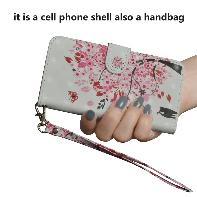 3D Painting Pattern Horizontal Flip TPU + PU Leather Case with Holder & Card Slots & Wallet For Huawei P20 Lite(Tree Cat) - Huawei Cases by buy2fix | Online Shopping UK | buy2fix