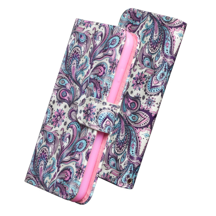 3D Painting Pattern Horizontal Flip TPU + PU Leather Case with Holder & Card Slots & Wallet For Huawei P30 Pro(Spiral Pattern) - Huawei Cases by buy2fix | Online Shopping UK | buy2fix