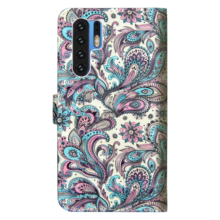 3D Painting Pattern Horizontal Flip TPU + PU Leather Case with Holder & Card Slots & Wallet For Huawei P30 Pro(Spiral Pattern) - Huawei Cases by buy2fix | Online Shopping UK | buy2fix