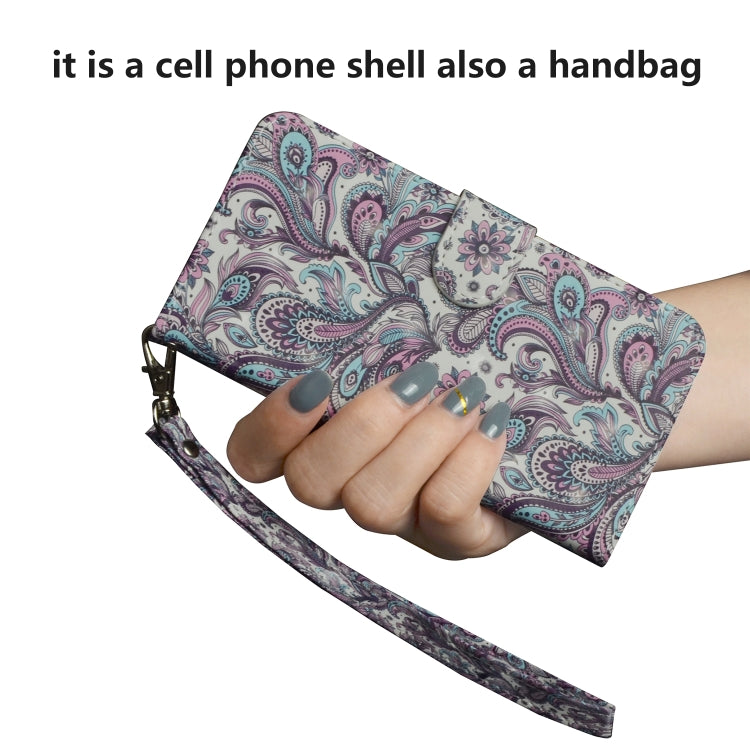 3D Painting Pattern Horizontal Flip TPU + PU Leather Case with Holder & Card Slots & Wallet For Huawei P30 Pro(Spiral Pattern) - Huawei Cases by buy2fix | Online Shopping UK | buy2fix