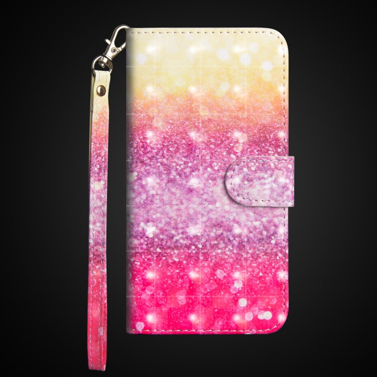 3D Painting Pattern Horizontal Flip TPU + PU Leather Case with Holder & Card Slots & Wallet For Huawei Y5 (2019)(Gradient Color) - Huawei Cases by buy2fix | Online Shopping UK | buy2fix