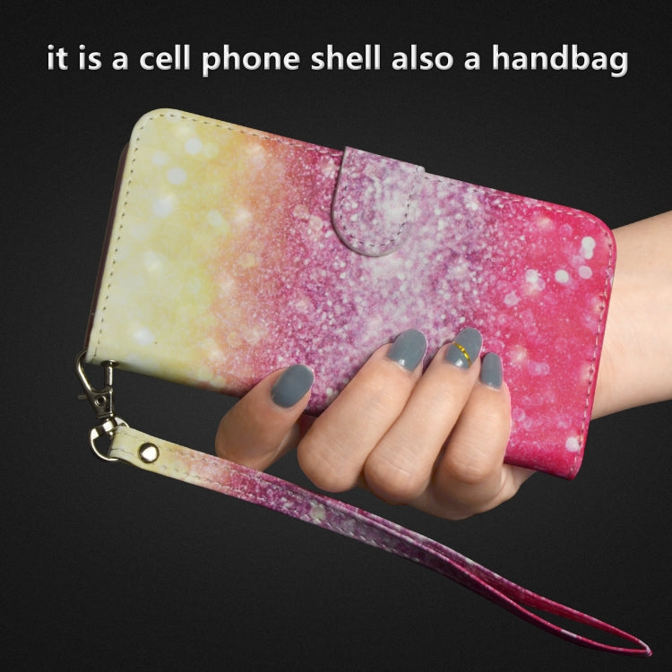 3D Painting Pattern Horizontal Flip TPU + PU Leather Case with Holder & Card Slots & Wallet For Huawei Y5 (2019)(Gradient Color) - Huawei Cases by buy2fix | Online Shopping UK | buy2fix
