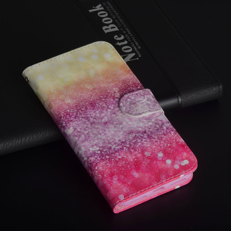 3D Painting Pattern Horizontal Flip TPU + PU Leather Case with Holder & Card Slots & Wallet For Huawei Y5 (2019)(Gradient Color) - Huawei Cases by buy2fix | Online Shopping UK | buy2fix