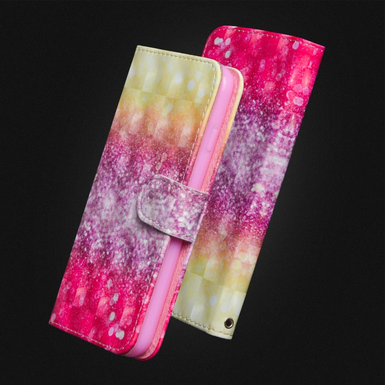 3D Painting Pattern Horizontal Flip TPU + PU Leather Case with Holder & Card Slots & Wallet For Huawei Y5 (2019)(Gradient Color) - Huawei Cases by buy2fix | Online Shopping UK | buy2fix