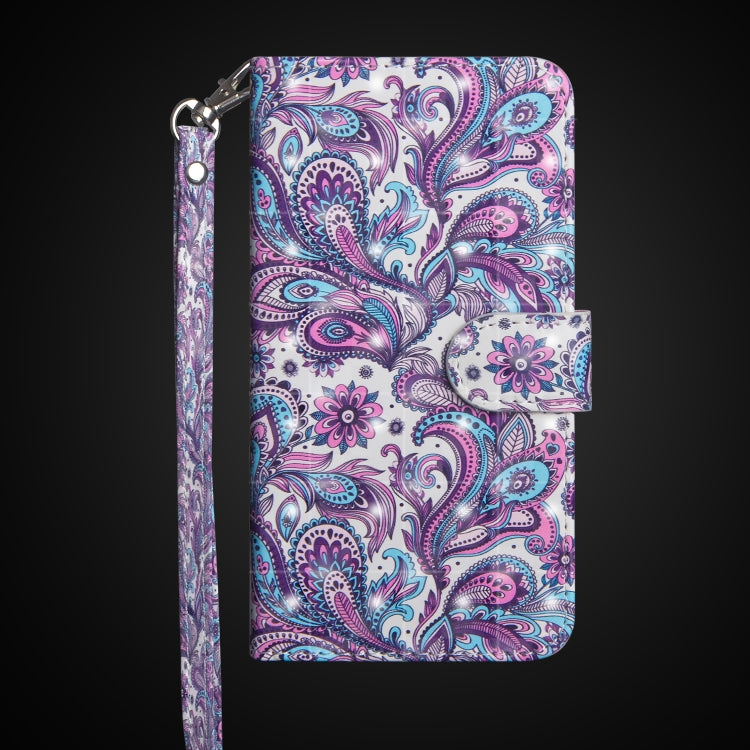 3D Painting Pattern Horizontal Flip TPU + PU Leather Case with Holder & Card Slots & Wallet For Huawei Y5 (2019)(Spiral Pattern) - Huawei Cases by buy2fix | Online Shopping UK | buy2fix