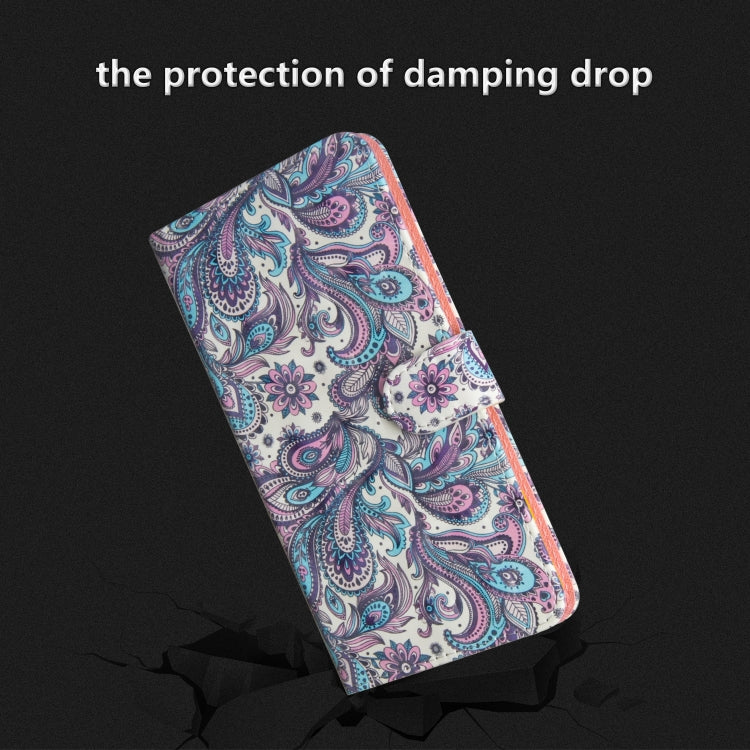 3D Painting Pattern Horizontal Flip TPU + PU Leather Case with Holder & Card Slots & Wallet For Huawei Y5 (2019)(Spiral Pattern) - Huawei Cases by buy2fix | Online Shopping UK | buy2fix