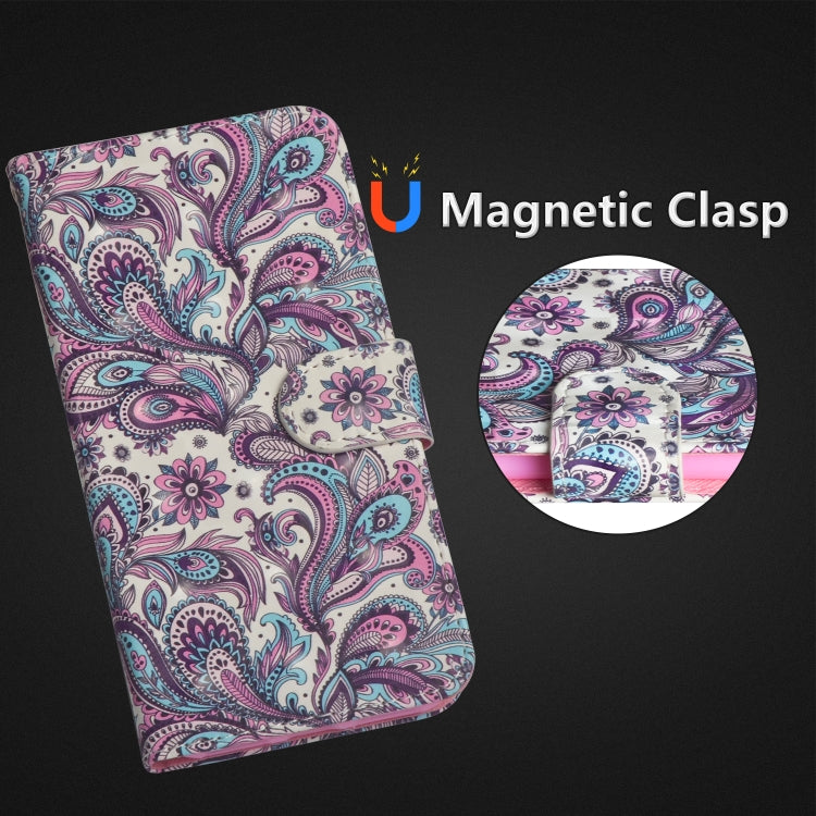 3D Painting Pattern Horizontal Flip TPU + PU Leather Case with Holder & Card Slots & Wallet For Huawei Y5 (2019)(Spiral Pattern) - Huawei Cases by buy2fix | Online Shopping UK | buy2fix
