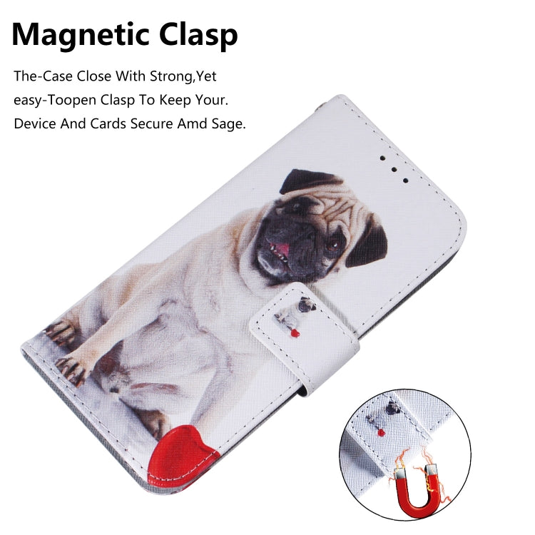 For iPhone 11 Pro Max 3D Colored Drawing Horizontal Flip Leather Case, with Holder & Card Slot & Wallet (Pug) - iPhone 11 Pro Max Cases by buy2fix | Online Shopping UK | buy2fix