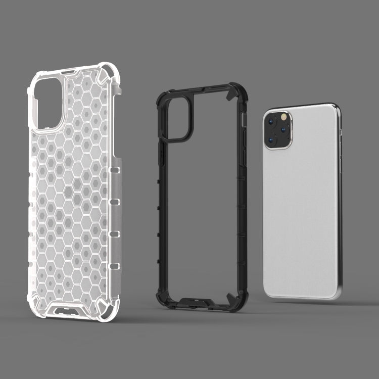 Shockproof Honeycomb PC + TPU Case for iPhone 11(Black) - iPhone 11 Cases by buy2fix | Online Shopping UK | buy2fix