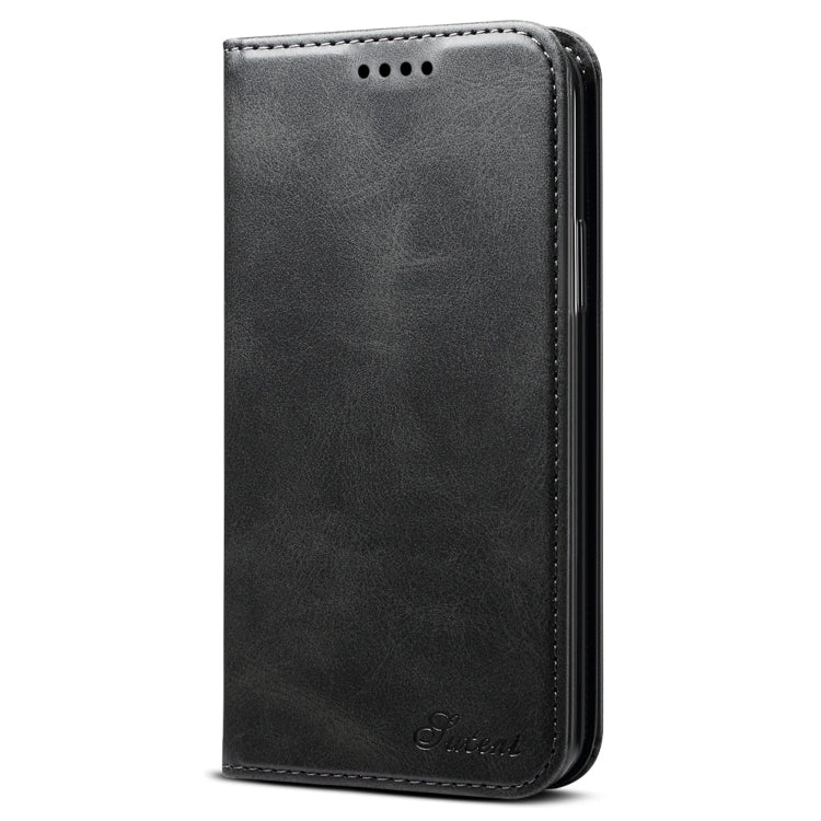 Suteni Calf Texture Horizontal Flip Leather Case with Holder & Card Slots & Wallet for iPhone 11 Pro(Black) - iPhone 11 Pro Cases by Suteni | Online Shopping UK | buy2fix