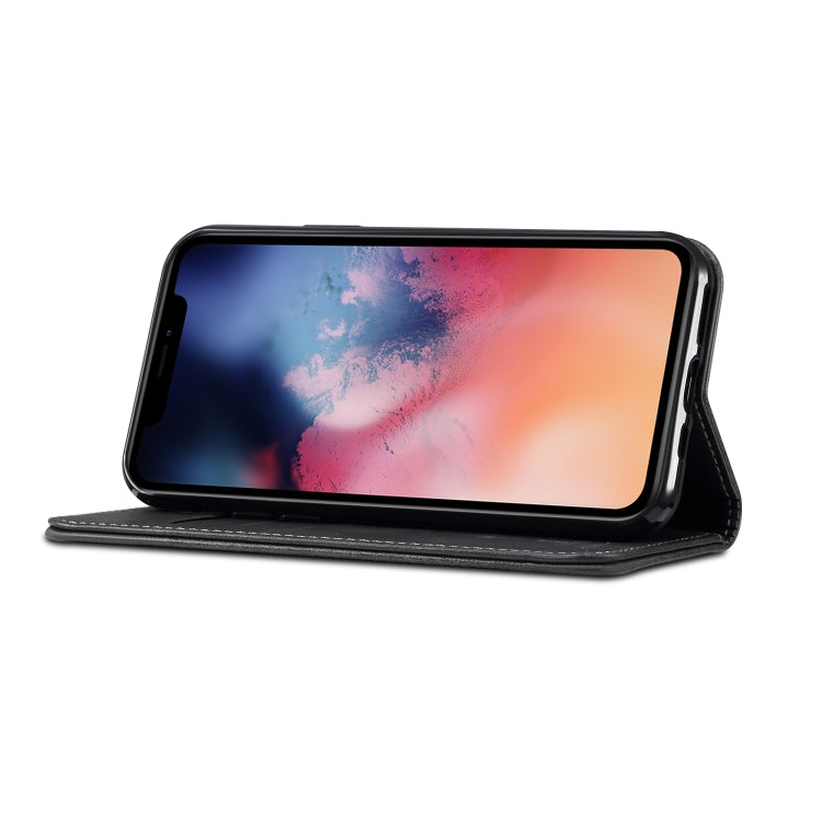Suteni Calf Texture Horizontal Flip Leather Case with Holder & Card Slots & Wallet for iPhone 11 Pro(Black) - iPhone 11 Pro Cases by Suteni | Online Shopping UK | buy2fix