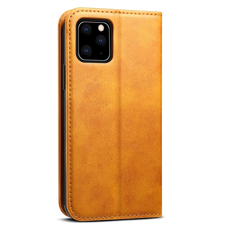 Suteni Calf Texture Horizontal Flip Leather Case with Holder & Card Slots & Wallet for iPhone 11(Khaki) - iPhone 11 Cases by Suteni | Online Shopping UK | buy2fix