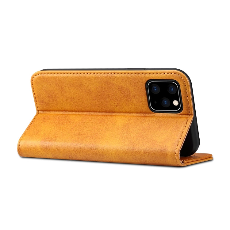 Suteni Calf Texture Horizontal Flip Leather Case with Holder & Card Slots & Wallet for iPhone 11(Khaki) - iPhone 11 Cases by Suteni | Online Shopping UK | buy2fix