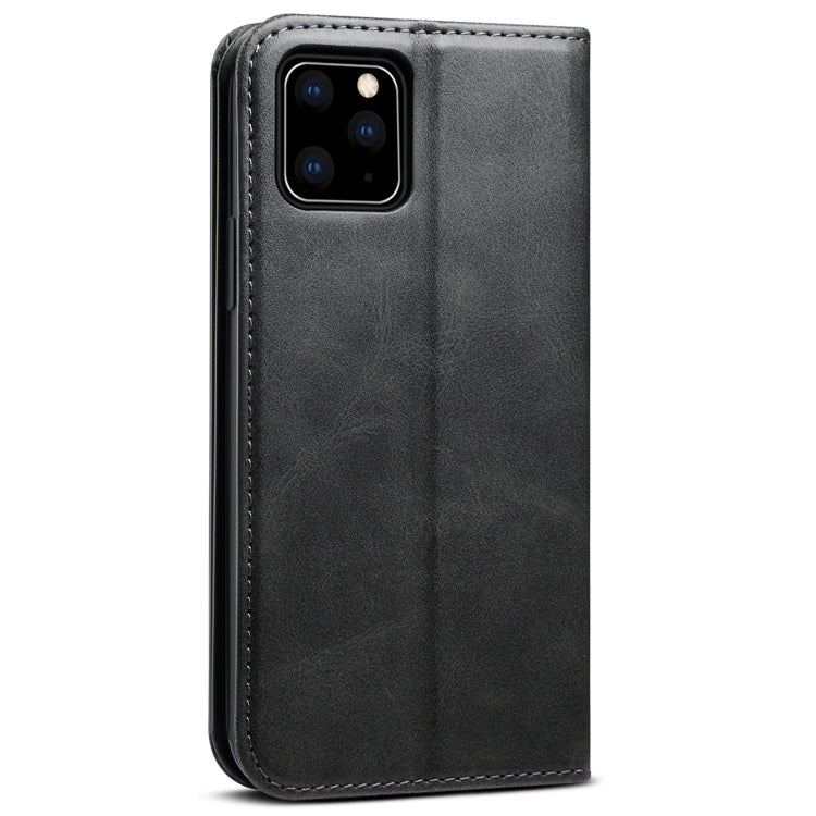 Suteni Calf Texture Horizontal Flip Leather Case with Holder & Card Slots & Wallet for iPhone 11 Pro Max(Black) - iPhone 11 Pro Max Cases by Suteni | Online Shopping UK | buy2fix