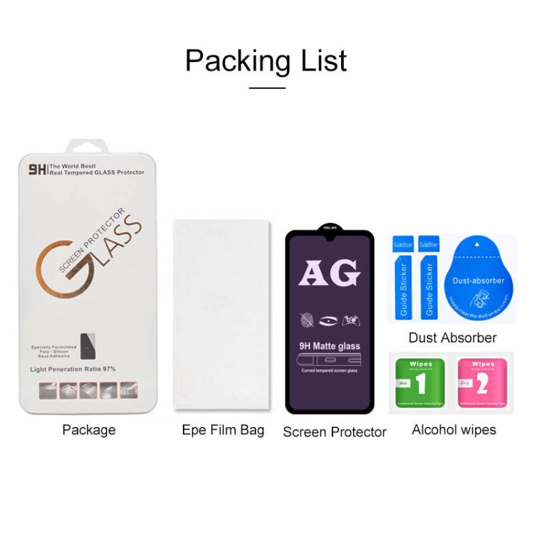 AG Matte Anti Blue Light Full Cover Tempered Glass For Huawei P30 Lite by buy2fix