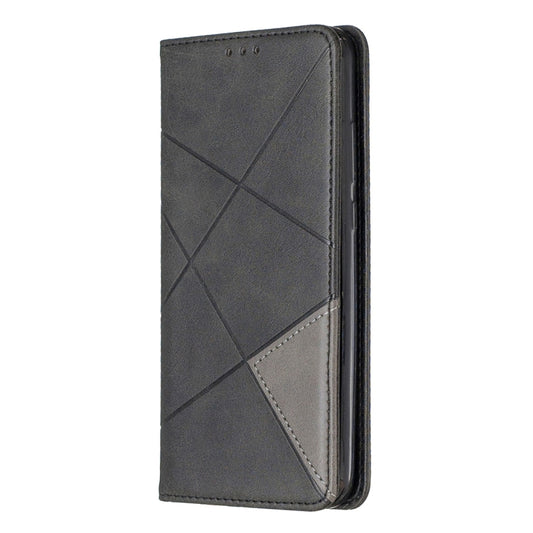 Rhombus Texture Horizontal Flip Magnetic Leather Case with Holder & Card Slots For Huawei P Smart+ 2019 / Honor 10i (Honor 20 lite)(Black) - Honor Cases by buy2fix | Online Shopping UK | buy2fix