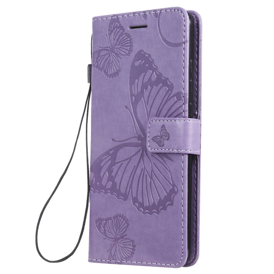 Pressed Printing Butterfly Pattern Horizontal Flip PU Leather Case with Holder & Card Slots & Wallet & Lanyard For Xiaomi Mi 9T & Mi 9T Pro & Redmi K20 & K20 Pro(Purple) by buy2fix