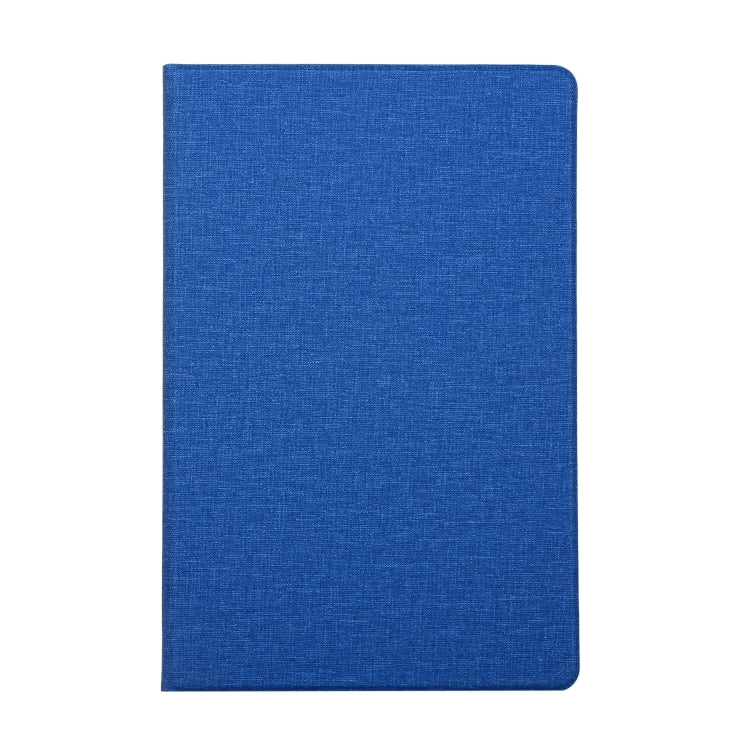Voltage Stretch Fabric Texture Horizontal Flip Leather Case for Galaxy Tab S6 T860, with Holder(Blue) - Other Galaxy Tab PC by buy2fix | Online Shopping UK | buy2fix