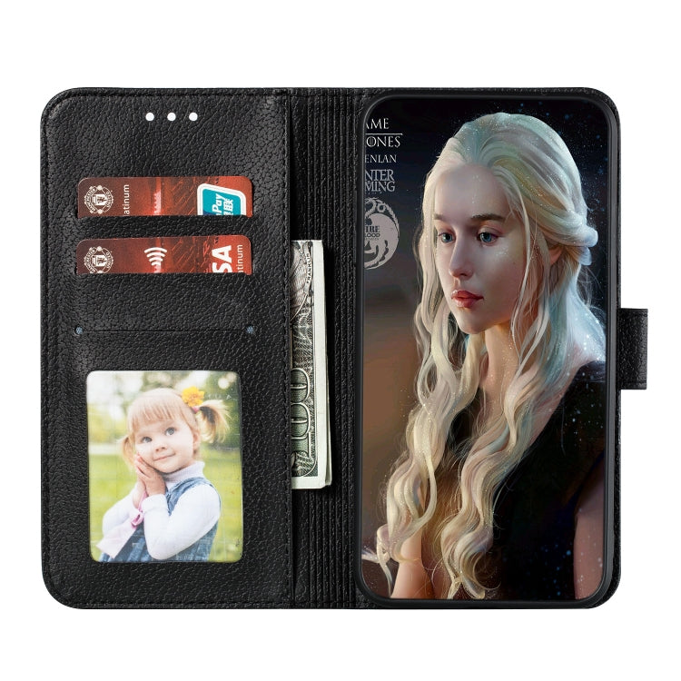 Feather Pattern Litchi Texture Horizontal Flip Leather Case with Wallet & Holder & Card Slots For Huawei P30(Black) - Huawei Cases by buy2fix | Online Shopping UK | buy2fix