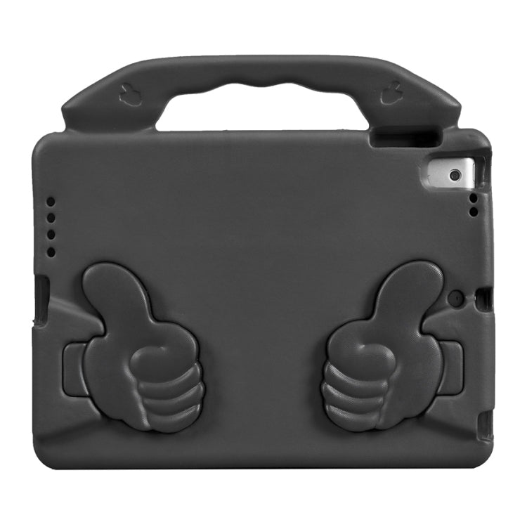 Shockproof EVA Thumb Bumper Case with Handle & Holder for iPad 9.7(Black) - iPad 9.7 (2018) & (2017) Cases by buy2fix | Online Shopping UK | buy2fix