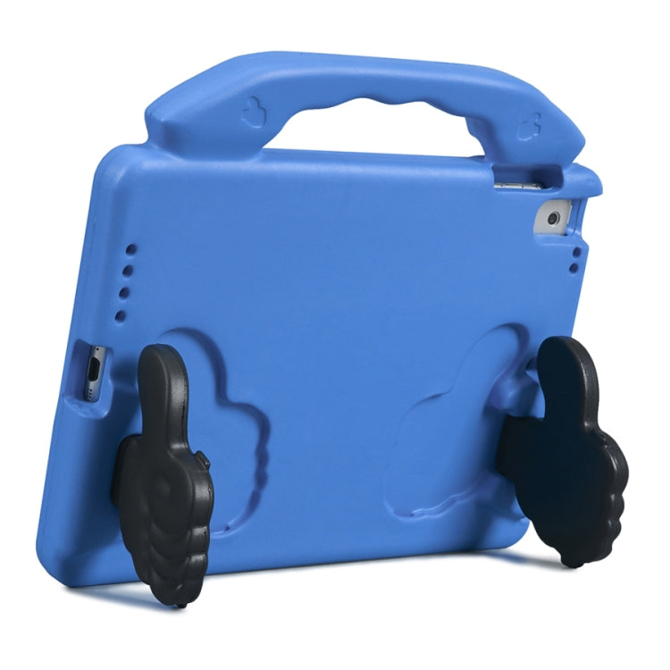 Shockproof EVA Thumb Bumper Case with Handle & Holder for iPad 9.7(Blue) by buy2fix