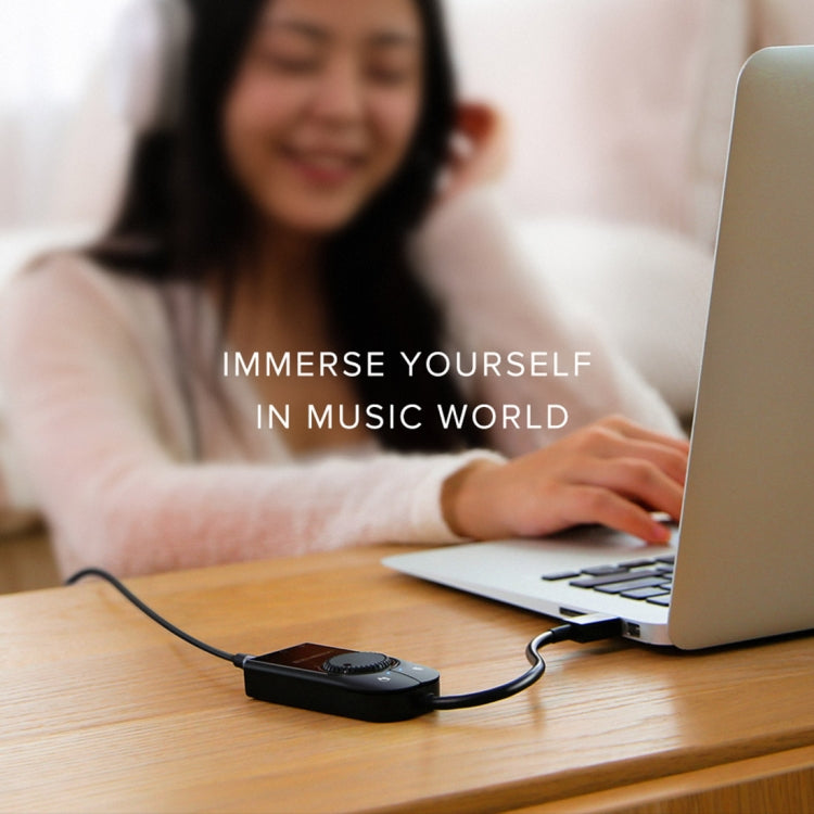 UGREEN CM109 USB to 3-ports 3.5mm Computer External Audio Card with Volume Adjustment Wheel, Length: 15cm by UGREEN