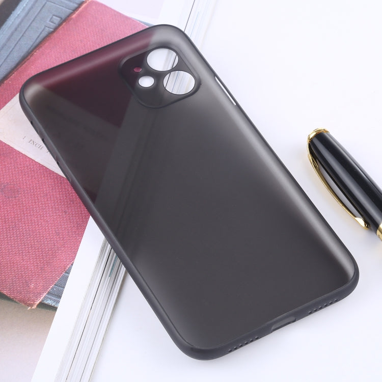 For iPhone 11 Ultra-thin Frosted PP Case(Black) by buy2fix